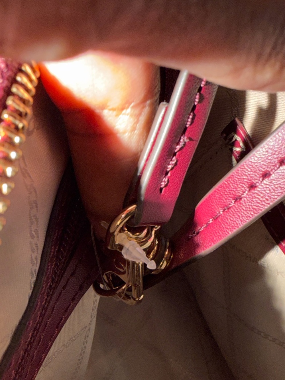 Michael Kors Small Satchel in Sienna - Picture 9 of 16